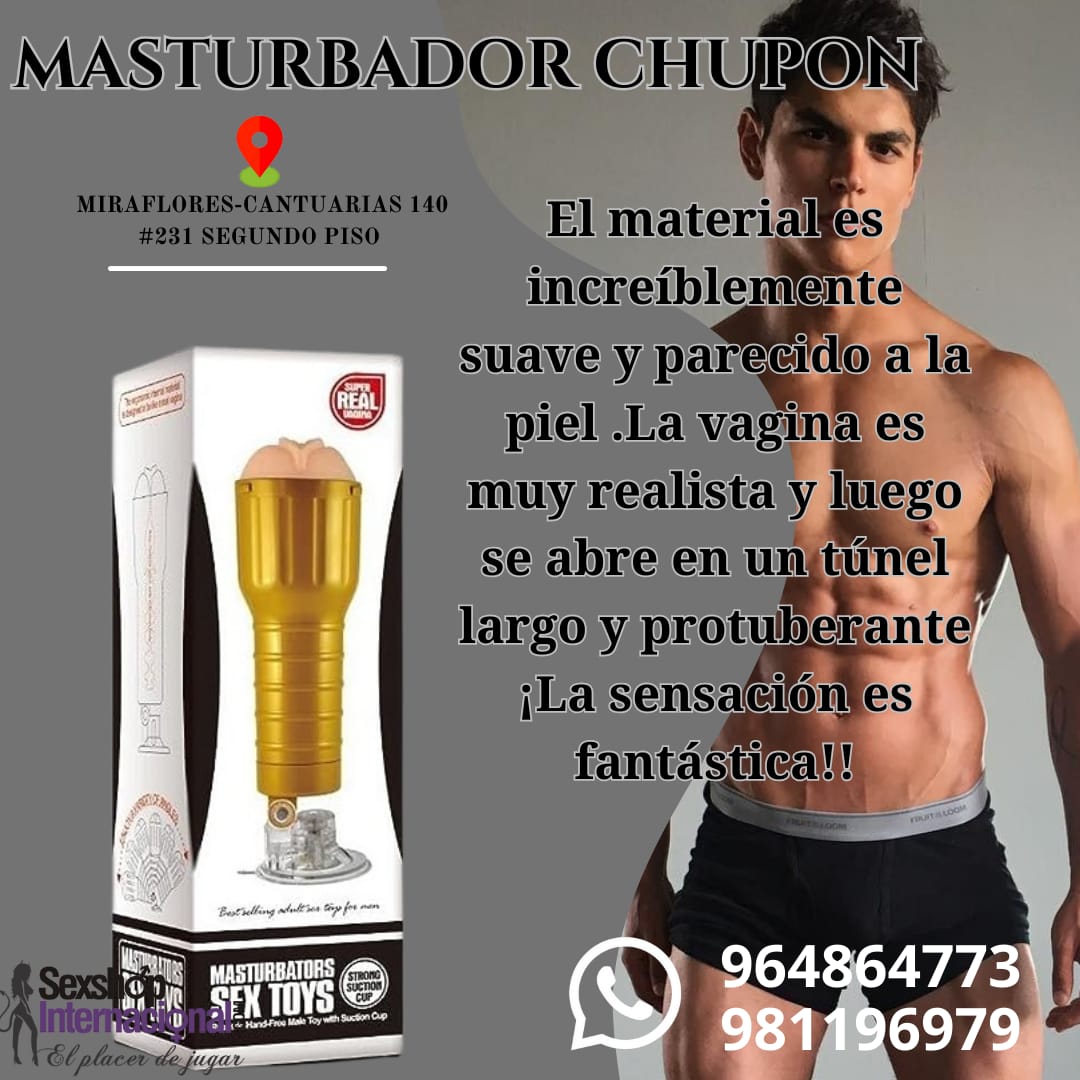 MASTURBADOR VAGINA - REALISTICO SE ADIERE A CUALQUIER SUPERFICIE PLANA-SEXSHOP MIRAFLORES 981196979